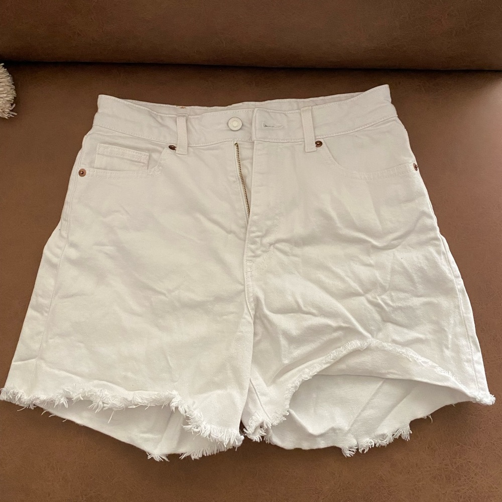 Cute White Jean Shorts